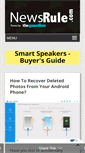 Mobile Screenshot of newsrule.com