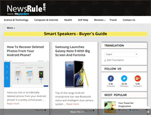 Tablet Screenshot of newsrule.com
